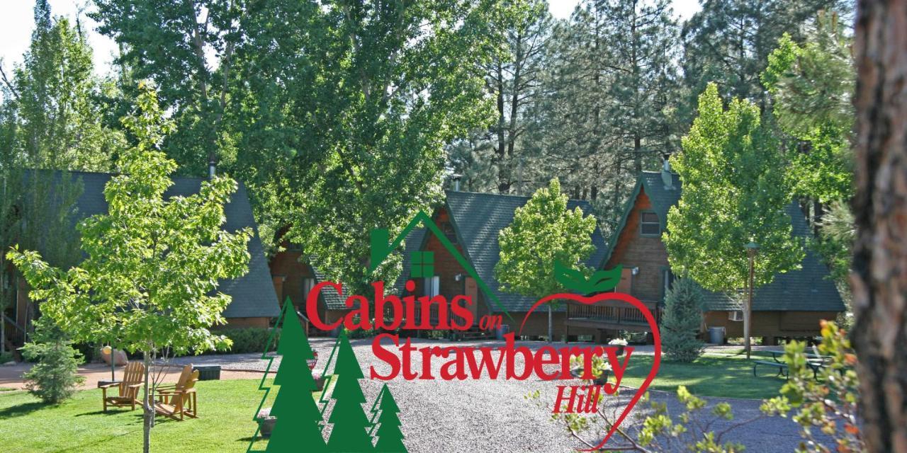Cabins On Strawberry Hill Hotel Pine Exterior photo